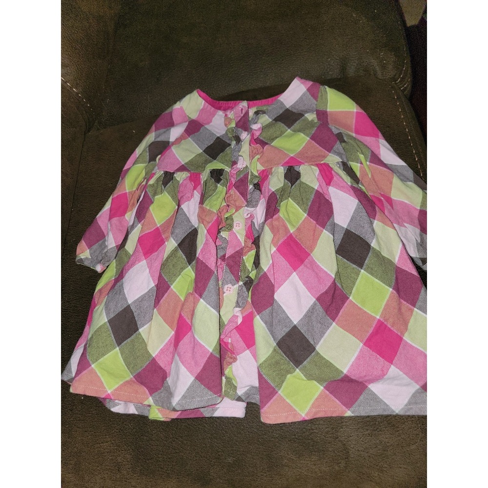 Gymboree berry cute plaid dress size 12 18 months